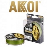 Леска плетеная Akkoi Mask Plexus 150m (yellow) 0,14 mm