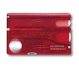 Швейцарская карта SwissCard Nailcare красная 0.7240.T
